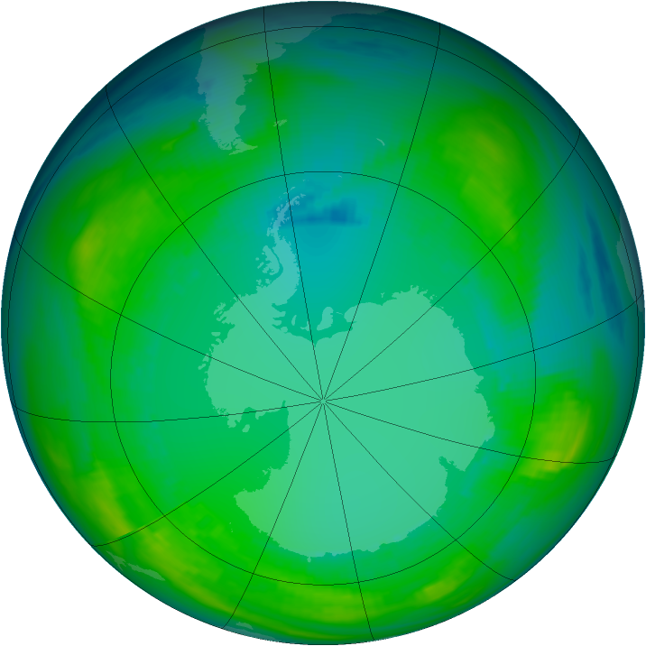 Ozone Map 1980-08-04